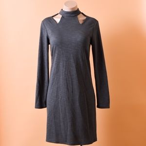 Lanston  CUTOUT TURTLENECK Mini Long sleeves DRESS
